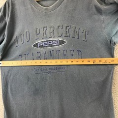 Vintage Pepsi 100 Percent Guaranteed T Shirt L XL Retro 90s Graphic Tee