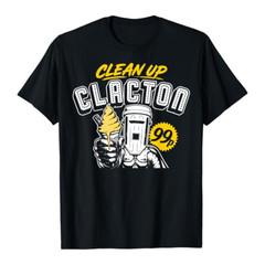 Count Binface Shirt Count Binface Votes Clean Up Clacton Sweatshirt T-shirt