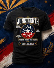 Juneteenth Flag Red White Blue Meaning Black History Freedom T-Shirt