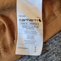 Carhartt Mens Relaxed Fit Graphic T-Shirt Brown TK5754-M Medium