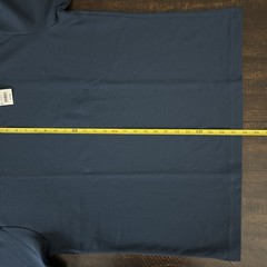 Uniqlo U AIRism Cotton Crew Neck Oversized T-Shirt 67 Blue Size L