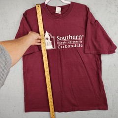 Vintage Southern Illinois University Carbondale Shirt Mens XL Red College Sports