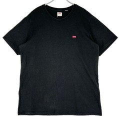 Levi’s Herren Logo Rundhals T-Shirt Schwarz Größe L Kurzarm Baumwolle