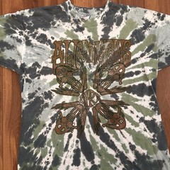 Vintage Alice In Chains 1993 Dirt Tie Dye T-Shirt (Very Rare) XL Faded FOTL Tag
