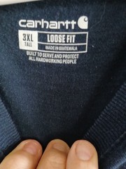 3 Carhartt Men’s Workwear Pocket T-shirt – Navy, 3XLT, 1 Without Pocket