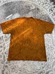 Vintage 90s Ragtop Sportswear Wolf Nature T-Shirt Brown Tie Dye Made in USA