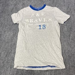 Vintage Abercrombie & Fitch Double Face Reversible Tee A & F Braves Native Small
