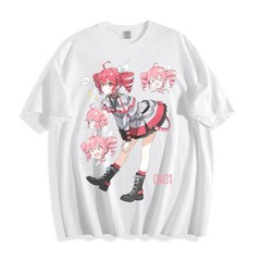 Chibi Chaos Kasane Teto T-Shirt – Drill Twintails Action Design Unisex Tee