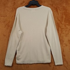 NN07 Shirt Mens Small Tan Pullover Crew Long Sleeve Thermal Knit CLIVE $110