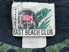 Vintage 90s East Beach Club All Over Print AOP Tribal Elephant Tee Mens XL