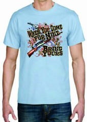 Adult DryBlend® T-Shirt – ( BRING YOURS – HUNTING / GUN / 2ND AMENDMENT)