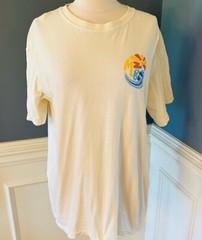 Comfort Colors Beach Tee Shirt Mens Medium Womens Short Sleeve Beige
