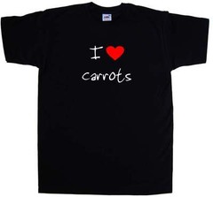 I Love Heart Carrots T-Shirt