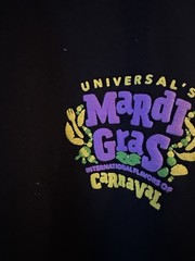 Universal Studios Mardi Gras Intl Flavors Black Long Sleeve Tee 2XL