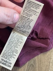 Goodthreads Shirt, Men’s Size Medium, Maroon, Short Sleeve, Quarter Buttons