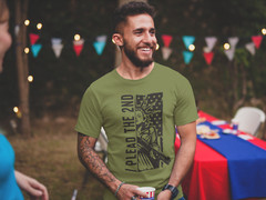 I Plead The 2nd Amendment Pro Gun Liberty America Patriotic Flag Men’s Shirt