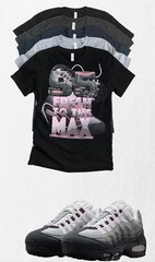 Max 95 OG Fresh Pink Foam Sneaker Matching T-Shirt | Sneakerhead Streetwear