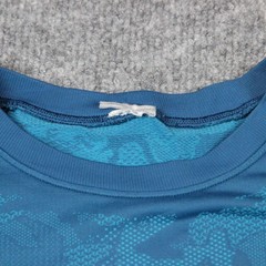 GymShark Camo T Shirt Men’s Small Training Blue Performance Workout Logo Mesh