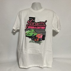 Vintage 1980s Yearwood Speed & Custom Hot Rod Car Men’s XL T-Shirt El Paso Texas