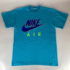 Nike Air Vintage Turquoise Single Stitch Crewneck Shirt Made In USA Mens XL READ