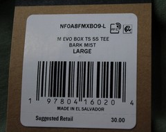 The North Face Men’s Evolution Box Toss Fill Graphic Tee EH6 Dark Mist Large NWT