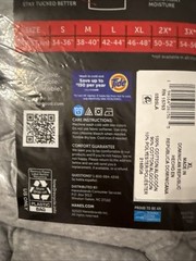 NEW Hanes 5 Pack Crew Neck Cotton Blend T Shirts Gray Men’s Size XL 46″-48″