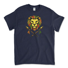 Custom T-Shirt African Lion/ Unisex Soft Style T-Shirts, Gildan Heavy- Cotton
