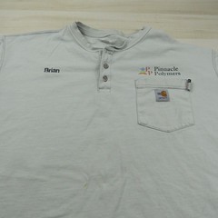 Carhartt Shirt Mens 2XL XXL Tall Beige FR Henley Force Flame Fire Resistant Work