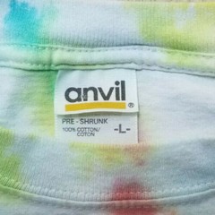 Anvil New Legend Basketball NLB Large T- Shirt Tie Dyed