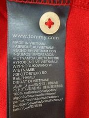 Tommy Hilfiger Men’s Red Slim Fit Polo Shirt Size M