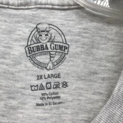 Bubba Gump Mens “What Does Normal Mean Anyway?” T Shirt Gray Size 2X L