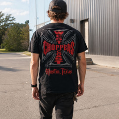 Men’S Trendy T-Shirt Featuring a Unique West Coast Choppers Letter Print shirt