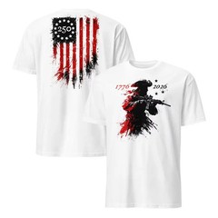 Revolutionary War Soldier Shirt America 250 Heritage Graphic Tee