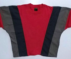 Rare Vintage Men’s Pullover by Urban Male, Long Sleeves Ribbed Cuffs & Collar