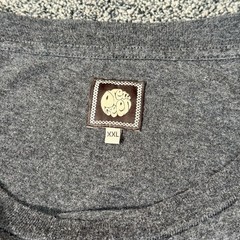 PRETTY GREEN Men’s Charcoal/Marl Grey Cotton T-Shirt Embroidered Logo Top XXL
