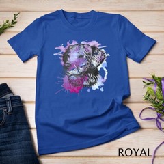Golden Retriever Vintage Watercolor Dog Portrait Women Mom Unisex T-shirt