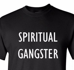 Inspired Spiritual Gangster T-Shirt Black Namaste Workout Tee Gym Yoga Shirt