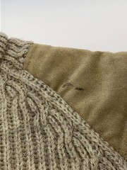 Other Brands WoolyBack Knit Sweater (Thick) M Wool BEG Solid Color