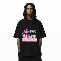 Siya Boys Anime Graphic T-Shirt – KPOP Inspired Boy Band Tee A276