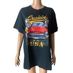 Joe Blow T’s Cruisin In The USA Chevrolet Route 66 Classic Car T Shirt Mens L