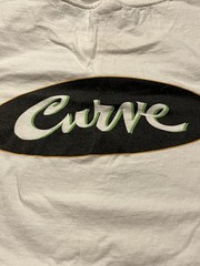 VTG Curve Cologne Promo mens T-Shirt Hanes Beefy L USA 90s Luxury Liz Claiborne