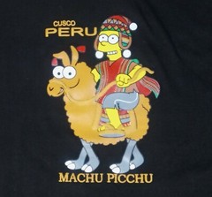 Homer Simpson Peru Souvenir t-shirt new hipster south park family guy