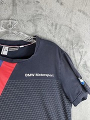Puma BMW Motorsport TShirt Small Short Sleeves Stretchy Cars Automotive Racing