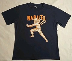 UT Uniqlo Archive “Naruto Uzumaki” Graphic T Shirt Men’s Soild Navy Blue Size M