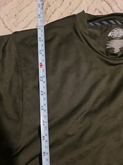 Dickies TeeShirt Base Layer Short Sleeve Stretch 97% Polyester 3% Spandex Medium