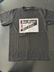 San Miguel Beer Small T-Shirt Men’s Black Graphic Tee