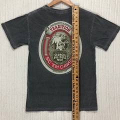 Comfort Colors Georgia Bulldogs T-Shirt Faded Black UGA Sic Em Dawgs Small