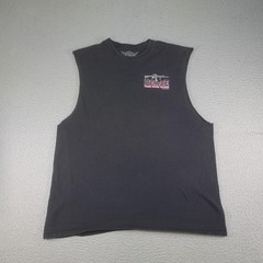 7.62 Design Shirt Mens XL Black Peace Through Superior Firepower Tank Top Muscle