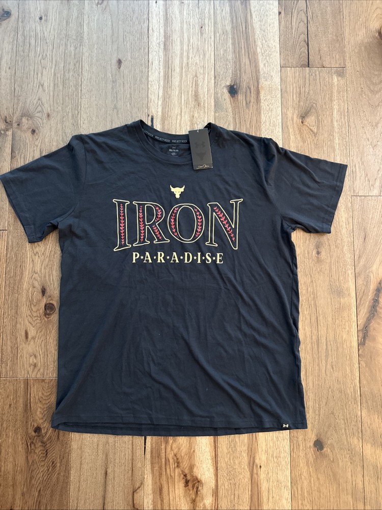NEW NWT Under Armour Men’s 2XL Project Rock Paradise T-Shirt 1379837
