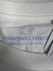 Vineyard Vines Lobster Roll Whale Short-Sleeve Pocket Tee White Men’s Size L
